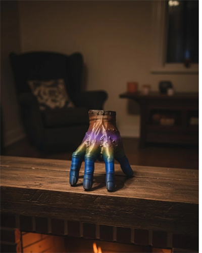 3D Renk Geçişli El Obje 27x22 cm Büyük Boy Ev Dekorasyonu