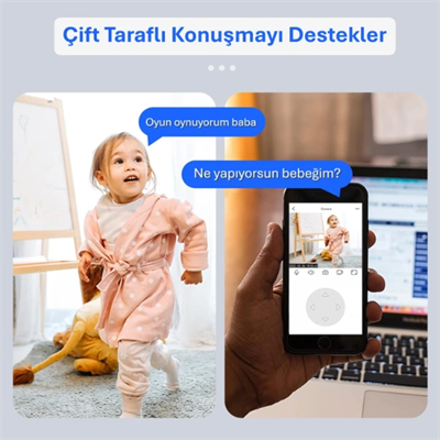 5 Antenli Bebek Ev Güvenlik Kamerası