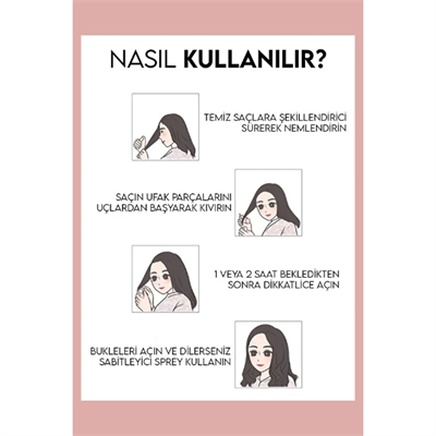 6lı Bigudi Seti