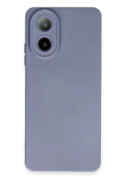 A38 Kılıf Nano içi Kadife Silikon - Gri
