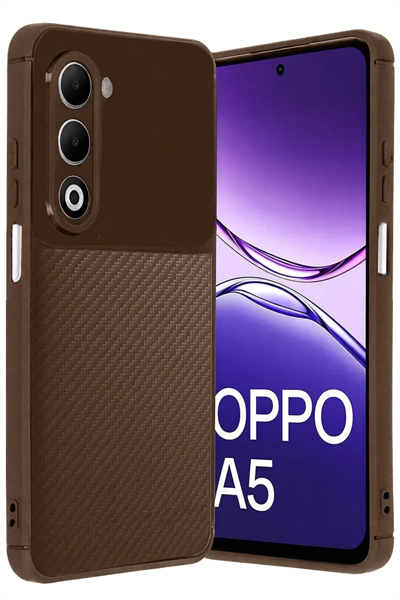 A5 4G Auto Focus Karbon Kapak - Kahverengi