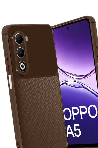 A5 4G Auto Focus Karbon Kapak - Kahverengi