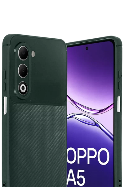 A5 4G Auto Focus Karbon Kapak - Koyu Yeşil