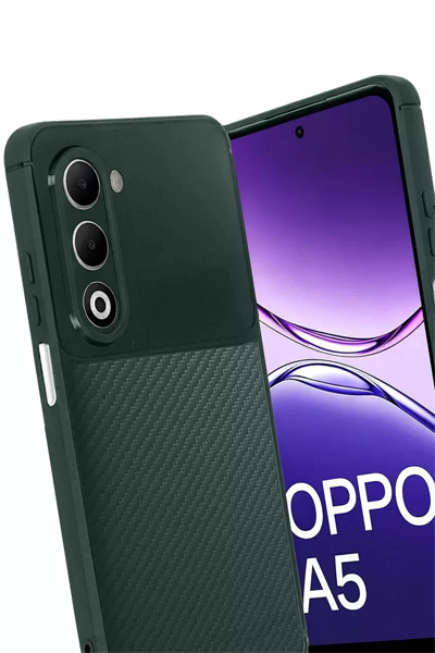 A5 4G Auto Focus Karbon Kapak - Koyu Yeşil