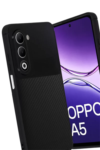 A5 4G Auto Focus Karbon Kapak - Siyah