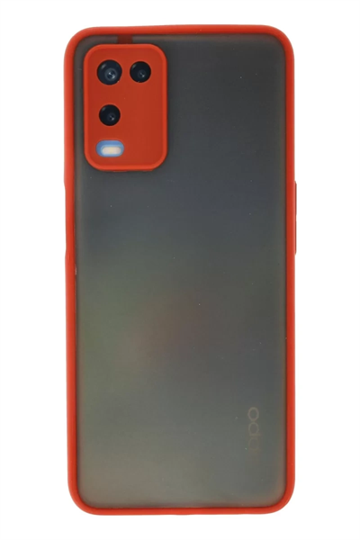 A54 4G Kılıf Montreal Silikon Kapak - Kırmızı
