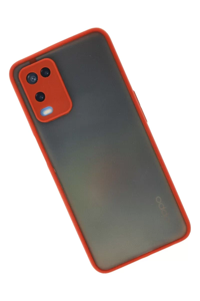 A54 4G Kılıf Montreal Silikon Kapak - Kırmızı