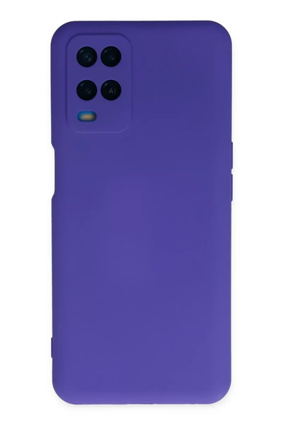 A54 4G Kılıf Nano içi Kadife Silikon - Mor