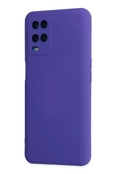 A54 4G Kılıf Nano içi Kadife Silikon - Mor