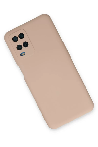 A54 4G Kılıf Nano içi Kadife Silikon - Pudra
