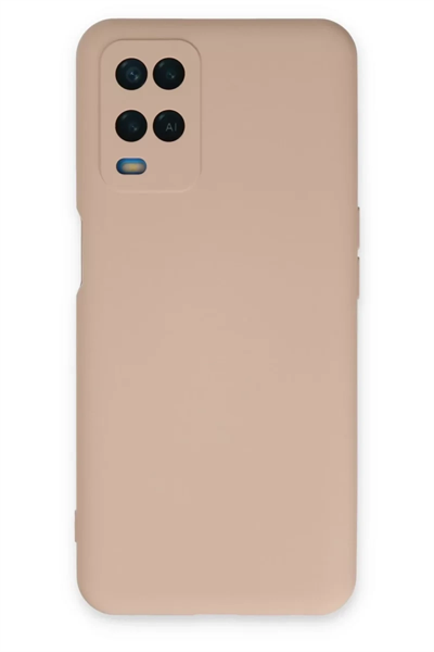 A54 4G Kılıf Nano içi Kadife Silikon - Pudra