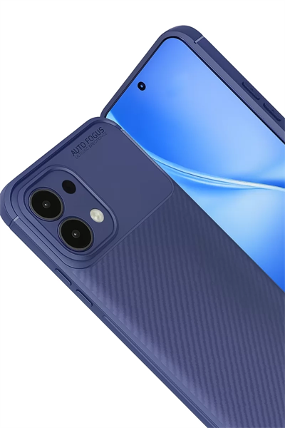 A6 Pro 4G Auto Focus Karbon Kapak - Lacivert