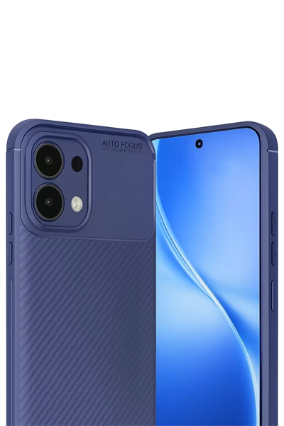 A6 Pro 4G Auto Focus Karbon Kapak - Lacivert