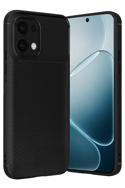 A6 Pro 4G Auto Focus Karbon Kapak - Siyah