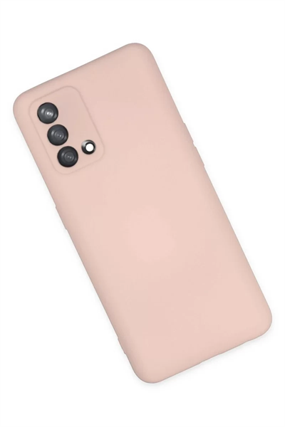 A74 4G Kılıf Nano içi Kadife Silikon - Pudra