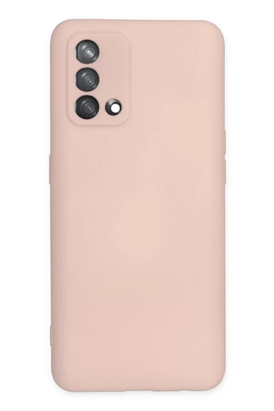 A74 4G Kılıf Nano içi Kadife Silikon - Pudra