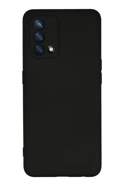 A74 4G Kılıf Nano içi Kadife Silikon - Siyah