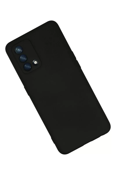 A74 4G Kılıf Nano içi Kadife Silikon - Siyah