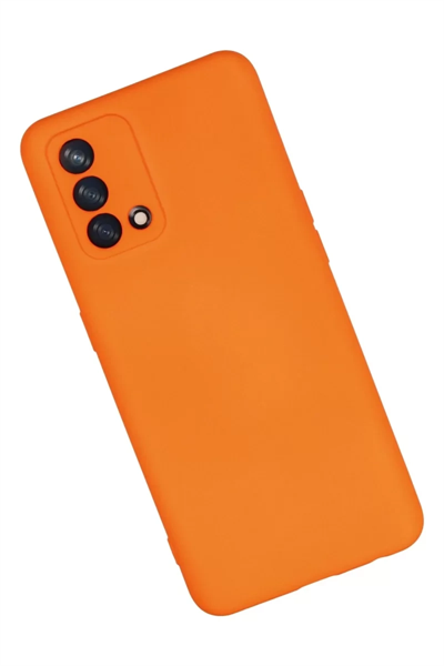 A74 4G Kılıf Nano içi Kadife Silikon - Turuncu