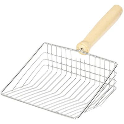 Ahşap Saplı Metal Kum Temizleme Küreği