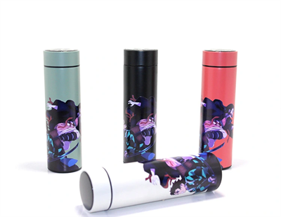 Anime Baskılı Dijital Göstergeli Termos 500 ml Model 1