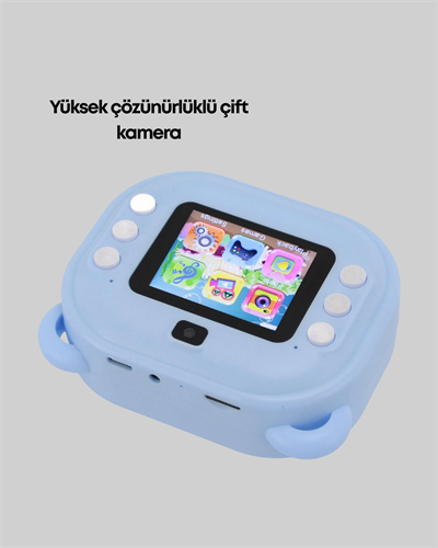 Anında Baskı Özellikli Şipşak Kamera – 24MP HD Çift Lensli, 32GB Hafızalı