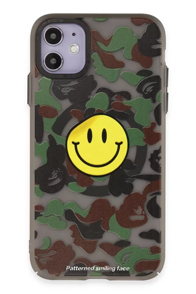 Apple iPhone 11 Kılıf Apollo Magneticsafe Desenli Kapak - Apollo Siyah - 4