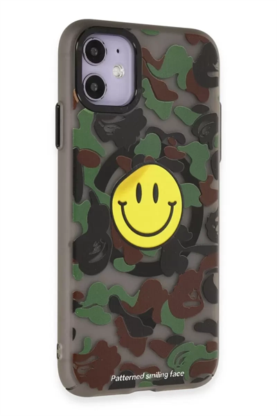 Apple iPhone 11 Kılıf Apollo Magneticsafe Desenli Kapak - Apollo Siyah - 4