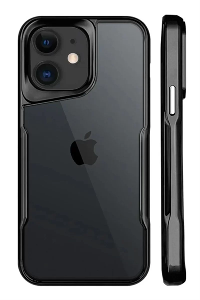 Apple iPhone 11 Kılıf Boyi Silikon Kapak - Siyah