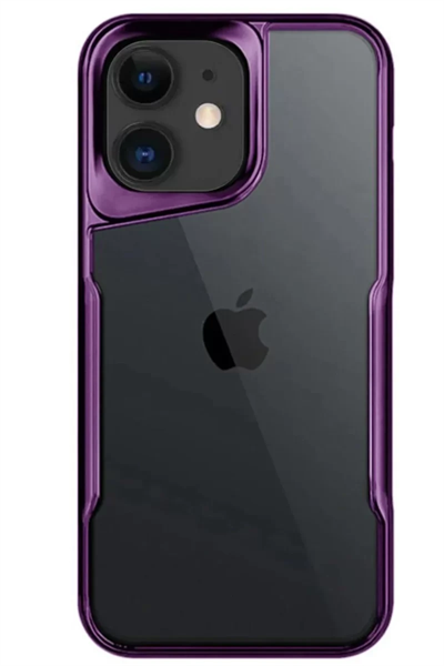 Apple iPhone 11 Kılıf Boyi Silikon Kapak - Derin Mor