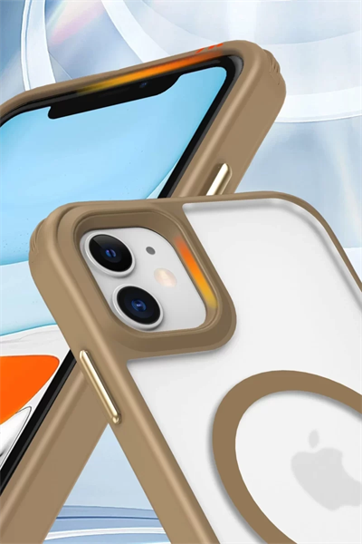 Apple iPhone 11 Kılıf Enka Magsafe Silikon Kılıf - Siyah