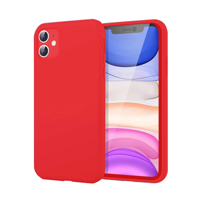 Apple iPhone 11 Kılıf First Silikon - Kırmızı