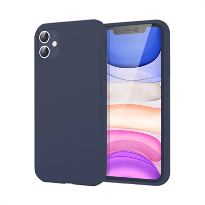 Apple iPhone 11 Kılıf First Silikon - Lacivert