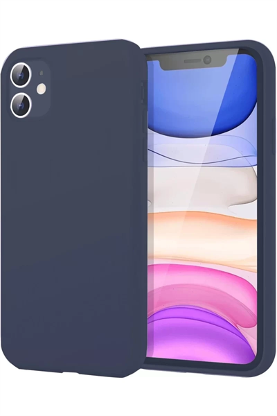 Apple iPhone 11 Kılıf First Silikon - Lacivert