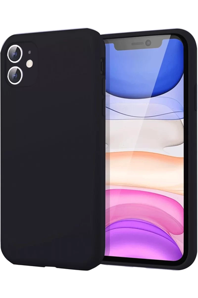 Apple iPhone 11 Kılıf First Silikon - Siyah