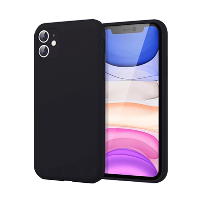 Apple iPhone 11 Kılıf First Silikon - Siyah