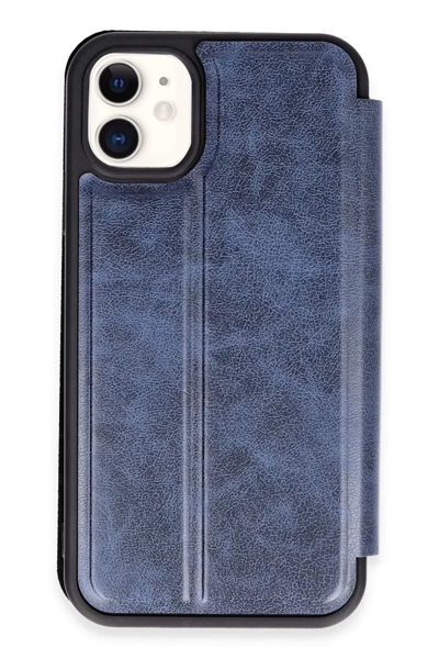 Apple iPhone 11 Kılıf Flip Cover - Lacivert