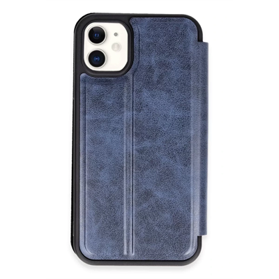 Apple iPhone 11 Kılıf Flip Cover - Lacivert
