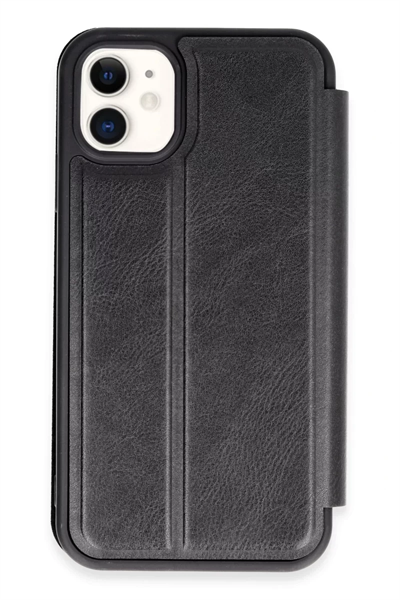 Apple iPhone 11 Kılıf Flip Cover - Siyah