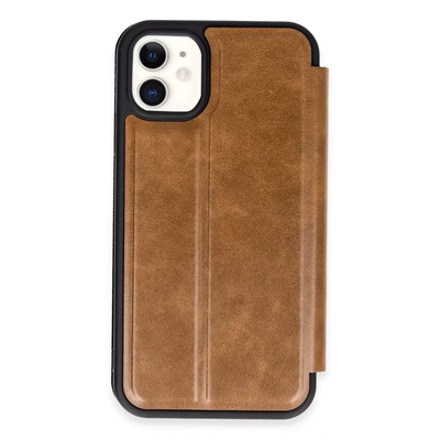 Apple iPhone 11 Kılıf Flip Cover - Taba