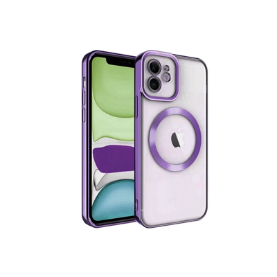 Apple iPhone 11 Kılıf Kross Magneticsafe Kapak - Mor