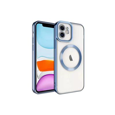 Apple iPhone 11 Kılıf Kross Magneticsafe Kapak - Sierra Blue