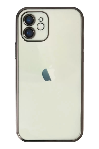 Apple iPhone 11 Kılıf Lensli Silikon - Siyah