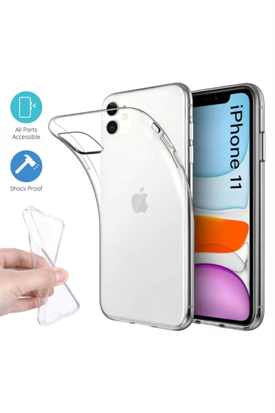Apple iPhone 11 Kılıf Lüx Şeffaf Silikon
