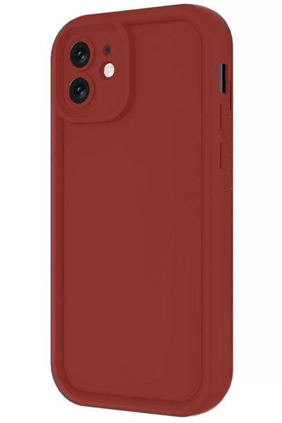Apple iPhone 11 Kılıf Viera Silikon - Bordo