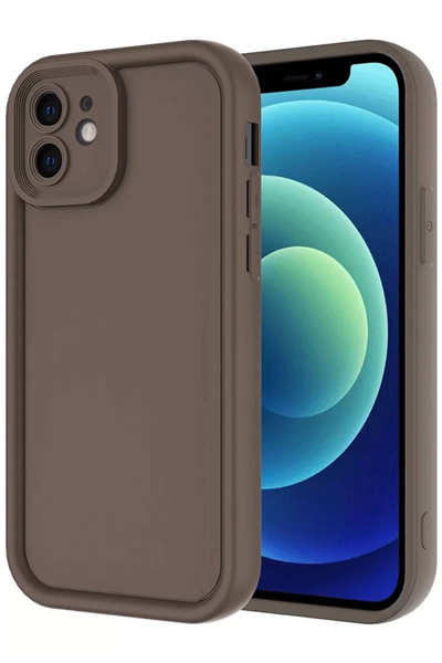 Apple iPhone 11 Kılıf Viera Silikon - Kahverengi