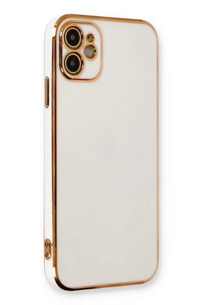 Apple iPhone 11 Kılıf Volet Silikon - Beyaz