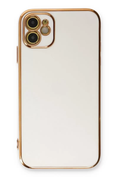 Apple iPhone 11 Kılıf Volet Silikon - Beyaz