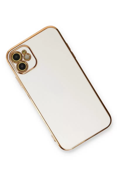 Apple iPhone 11 Kılıf Volet Silikon - Beyaz