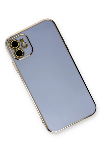 Apple iPhone 11 Kılıf Volet Silikon - Mavi